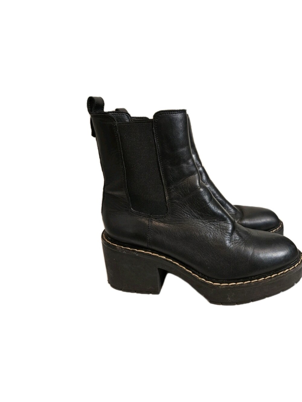 Sam Edelman Leather Anderson Chelsea Boot Sz 9 Black
